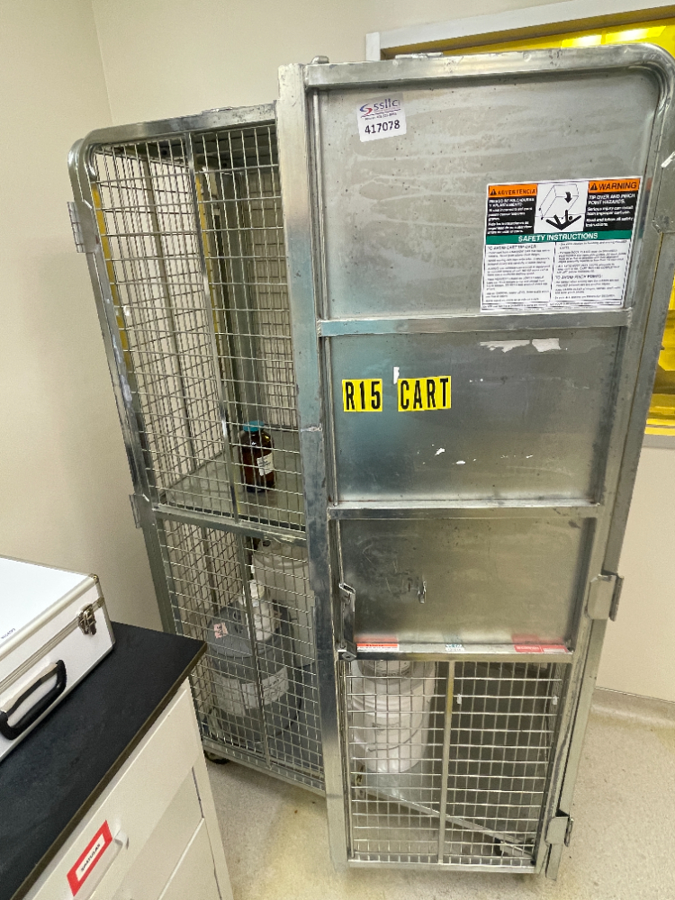 Image of Industrial Steel Security Storage Cart